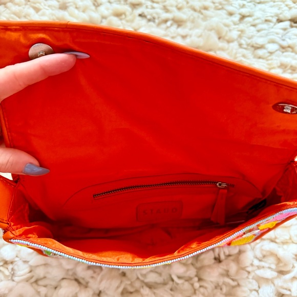 STAUD Beaded Tommy Bag in Geometric Pattern - Picture 4 of 14